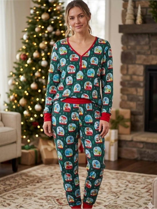 Little Sleepies Other - Little Sleepies Size XL Pixar Snow Globe Print Pajama Top and Pants